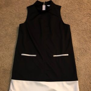 Charming Charlie’s B&W Sleeveless Dress - L